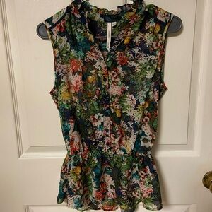 Floral Sleeveless Top